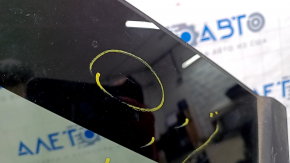 Window blind glass rear right Dodge Journey 11- tinting scratches on glass