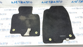 Set of floor mats for Mazda CX-5 17- cloth, black, for cleaning