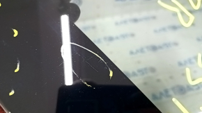 Window blind glass rear right Jeep Compass 11-16 black tint, scratches on glass