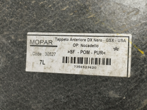Floor covering front right Jeep Renegade 15 - for dry cleaning