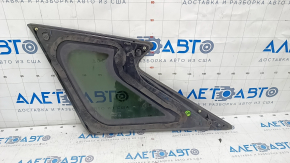 Window blind glass rear right Infiniti QX50 19- scratches on chrome, scratches on glass