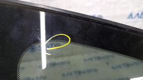Window blind glass rear right Infiniti QX50 19- scratches on chrome, scratches on glass