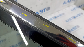 Window blind glass rear right Nissan Murano z52 15- chrome scratches on chrome