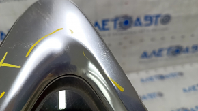 Window blind glass rear left Chevrolet Malibu 16- scratches on chrome, scratches on glass