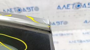 Window blind glass rear left Chevrolet Malibu 16- scratches on chrome, scratches on glass