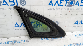 Window blind glass rear right Chevrolet Malibu 16- scratches on chrome, scratches on glass