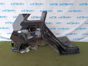 Quarter wing rear right Audi Q5 8R 09-17 black, pokes