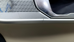 Door trim card rear right Ford Explorer 20 - beige under the curtain, scratches, crack in the trim, broken fastening