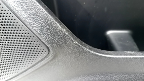 Door trim card rear right Ford Explorer 20 - beige under the curtain, scratches, crack in the trim, broken fastening