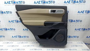 Door trim card rear left Ford Explorer 20 - beige under curtain, scratches