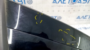 Window blind glass rear right Fiat 500L 14 - scratches on glass, seal peeled off