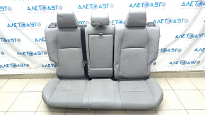 Rear row of seats 2nd row Toyota Venza 21 - leather, gray, pressed, for cleaning