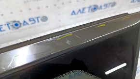 Window blind glass rear left Nissan Murano z52 15- chrome scratches on chrome, scratches on glass