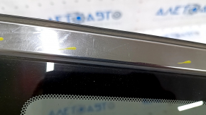 Window blind glass rear left Nissan Murano z52 15- chrome scratches on chrome, scratches on glass