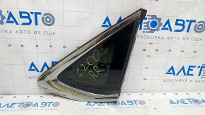 Window blind glass rear right Chrysler 200 15-17 chrome scratches on chrome, scratches on glass
