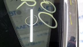Window blind glass rear right Chrysler 200 15-17 chrome scratches on chrome, scratches on glass