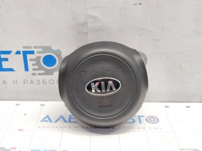 Airbag in steering wheel driver Kia Optima 14-15 black, scratch