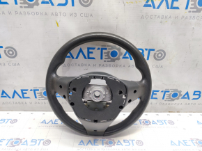 Naked steering wheel Kia Optima 11-15 rubber black, worn, cracked