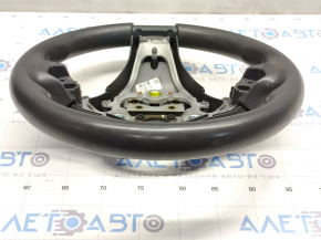 Naked steering wheel Kia Optima 11-15 rubber black, worn, cracked