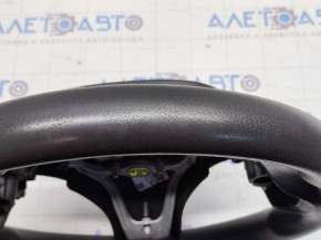 Naked steering wheel Kia Optima 11-15 rubber black, worn, cracked
