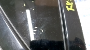Window blind glass rear left Infiniti FX35 FX45 03-08 scratches on molding, scratches on glass, crack on molding