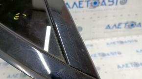 Window blind glass rear left Infiniti FX35 FX45 03-08 scratches on molding, scratches on glass, crack on molding