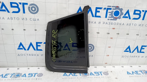 Window blind glass rear right Jeep Compass 17 - black tint, scratches on glass
