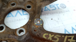 Rear right axle of Mazda CX-5 17-awd is rusty, bolts are broken, bushing needs to be replaced