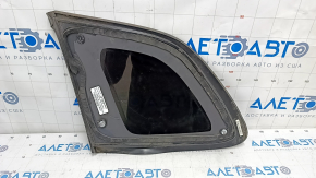 Window blind glass rear right Jeep Cherokee KL 14-18 black scratches on glass, bent molding