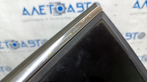 Window blind glass rear right Jeep Cherokee KL 14-18 chrome scratches on chrome, scratches on glass