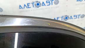 Window blind glass rear right Jeep Cherokee KL 14-18 chrome scratches on chrome, scratches on glass