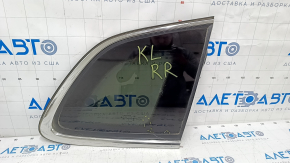 Window blind glass rear right Jeep Cherokee KL 14-18 chrome scratches on chrome, scratches on glass