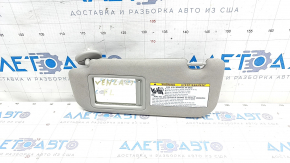 Left visor Toyota Venza 21 - gray, without hook, for cleaning