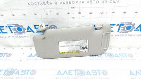 Right visor Toyota Venza 21 - gray, without hook, needs cleaning, scratch