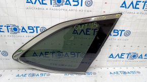 Window blind glass rear right Subaru Outback 15-19 black tint, scratches on chrome