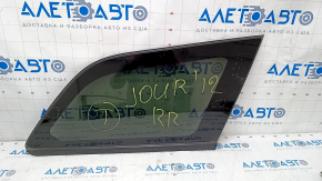 Window blind glass rear right Dodge Journey 11- tinting scratches on glass