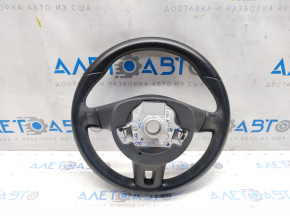 Naked steering wheel VW Passat b7 12-15 USA leather, black, scratches, small bumps