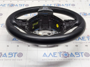 Naked steering wheel VW Passat b7 12-15 USA leather, black, scratches, small bumps