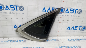 Window blind glass rear right Chrysler 200 15-17 chrome scratches on chrome, scratches on glass
