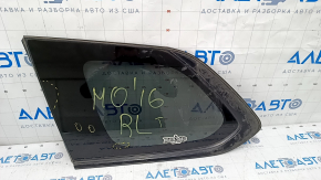 Window blind glass rear left Mitsubishi Outlander 14-21 black scratches on glass