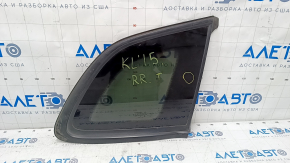 Window blind glass rear right Jeep Cherokee KL 14-18 black scratches on glass