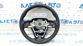 Naked steering wheel Toyota Venza 21 - leather, black, heated, scratches