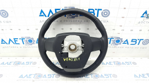 Naked steering wheel Toyota Venza 21 - leather, black, heated, scratches