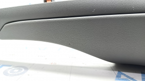 Center console trim with cup holders Toyota Venza 21 - leather, gray, bump, scratches