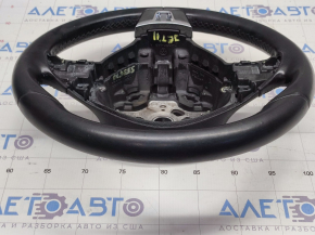 Naked steering wheel VW Jetta 11-14 USA leather black, bumps, scratches, worn
