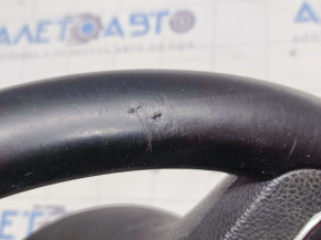 Naked steering wheel VW Jetta 11-14 USA leather black, bumps, scratches, worn