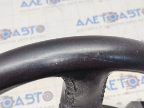 Naked steering wheel VW Jetta 11-14 USA leather black, bumps, scratches, worn