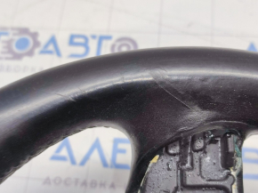 Naked steering wheel VW Jetta 11-14 USA leather black, bumps, scratches, worn