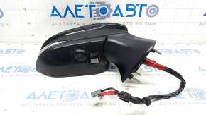 Side mirror right Toyota Venza 23- 12+4 pins, BSM, camera, turn signal, heating, backlight, black