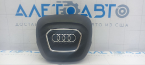 Airbag in steering wheel driver Audi Q8 18- black, bump on chrome
